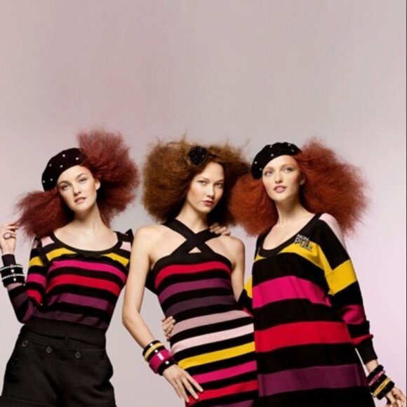 Vintage Sonia Rykiel Sweater Striped Wool 70s-80s size 42 (actual size S) - Picture 11 of 15